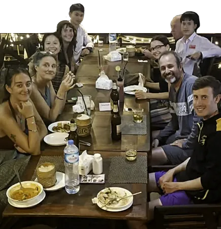 Volunteer group big brother mouse Laos