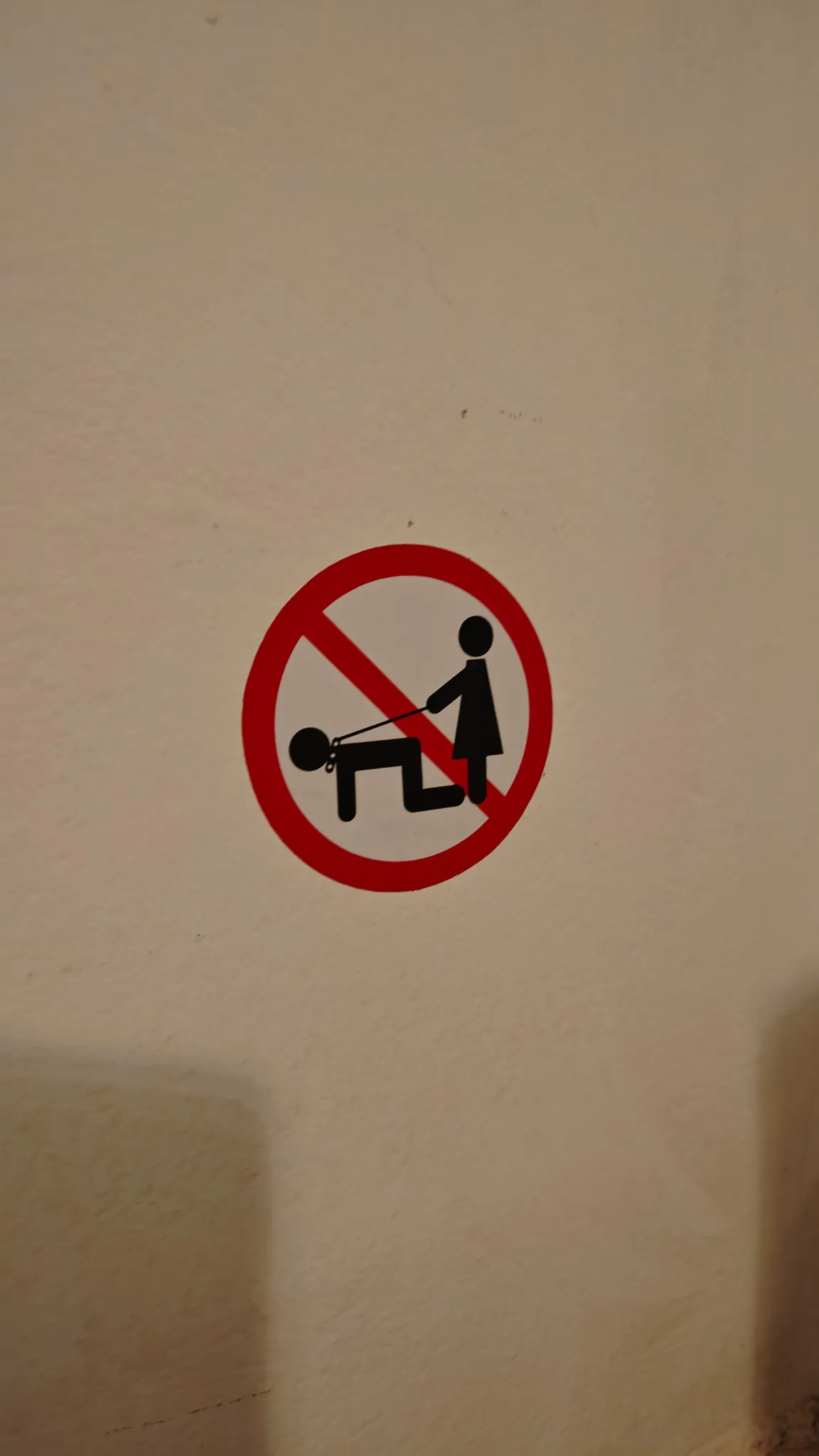 Third humorous prohibition sign on a Vang Vieng bar wall